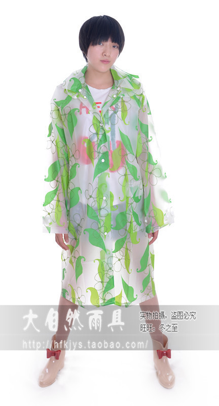 Poncho super fashion transparent raincoat set