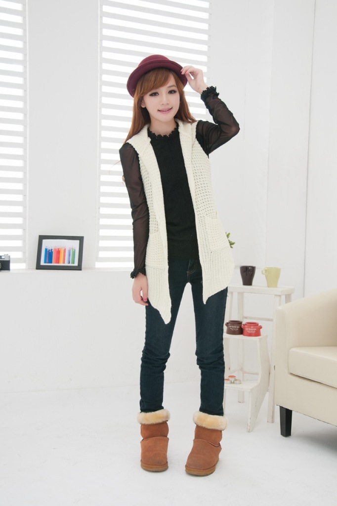 Popular autumn new arrival slim elegant gentlewomen cardigan sweater