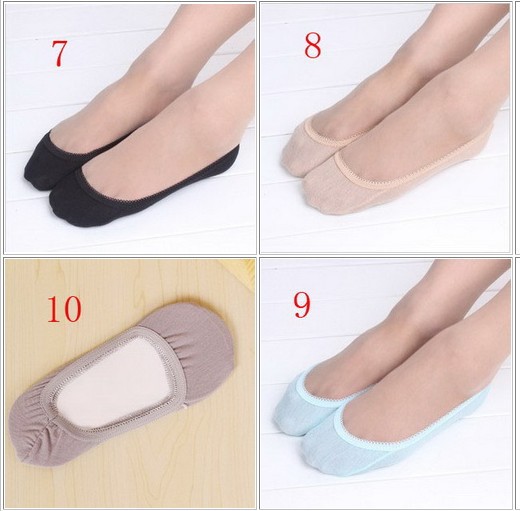 Popular Candy-colored lace flat boat socks lace invisible socks Asakuchi socks #4839
