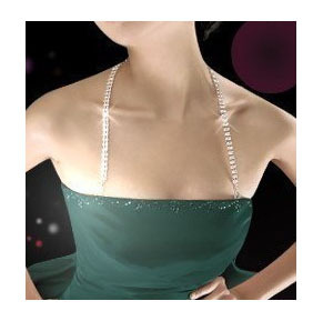 Popular double halter-neck underwear crystal shoulder strap belt pectoral girdle diamond shoulder strap spaghetti strap