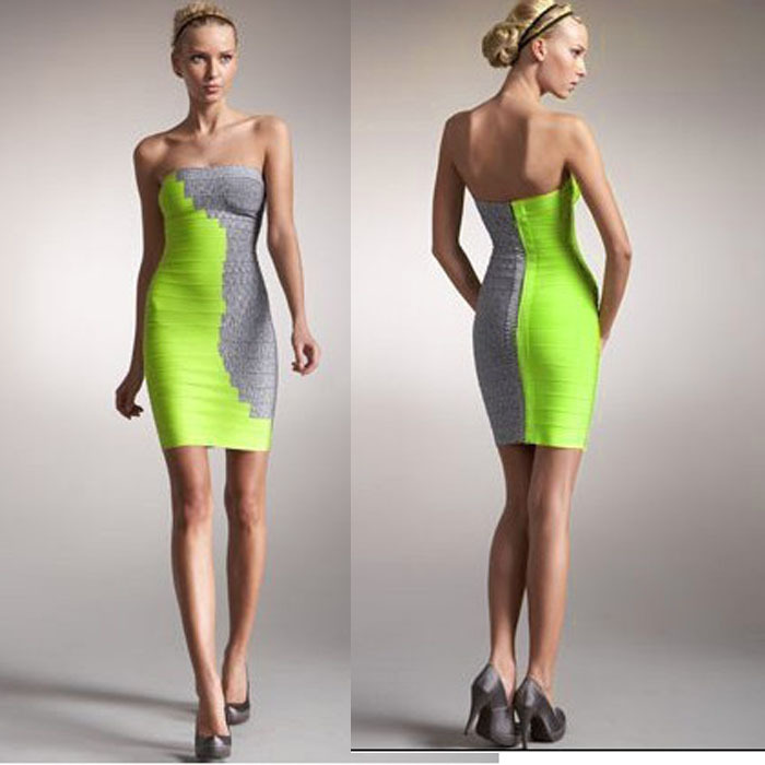 Popular Hot Sale Sexy Womens Backless Slim Bandage  Bodycon Dress Party Evening Dress