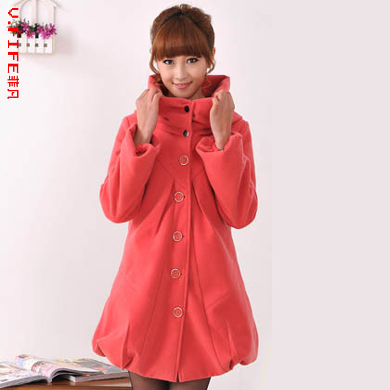 Pregnant women autumn and winter coat dreadfulness top overcoat maternity clothes 1201