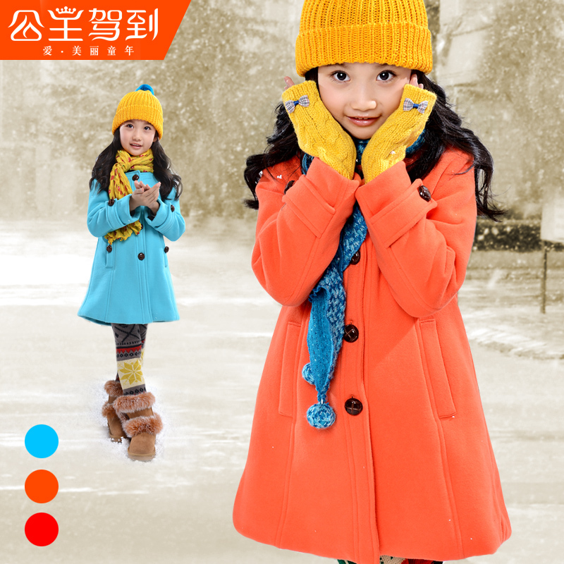Princess children's clothing winter female child outerwear 2013 child outerwear female autumn and winter female child overcoat