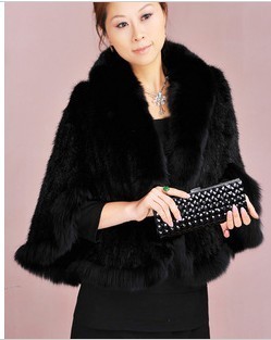 Princess noble series mink fur cape y105 black