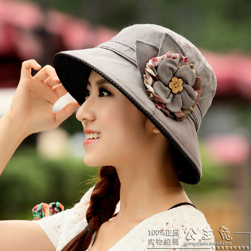 Princess rabbit anti-uv sunbonnet hat female summer women's cap sun hat summer hat