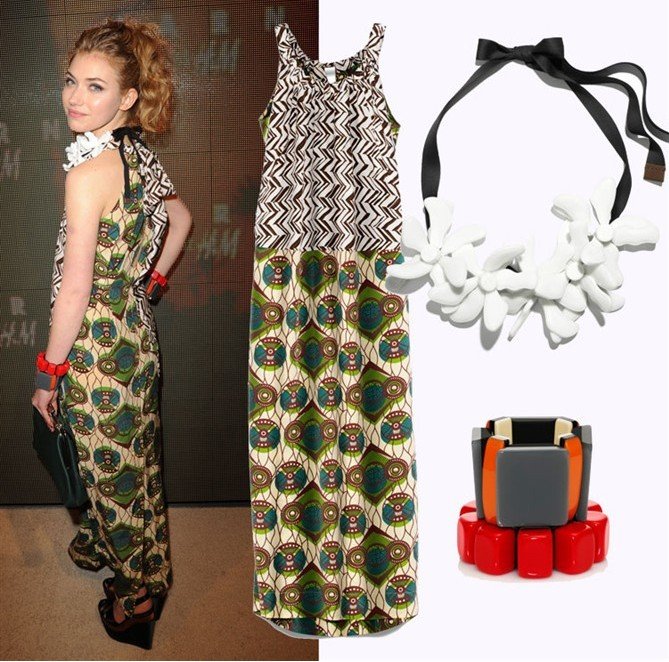 printed halter skirt/dress