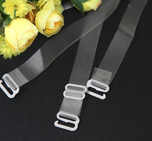 Professional adjustable bra shoulder strap broadened thickening silica gel transparent sand invisible underwear