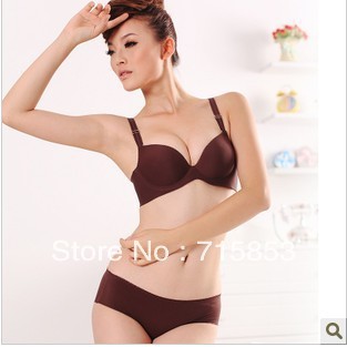 Professional plus size seamless underwear invisible wire full large cup glossy thin bras , A8802