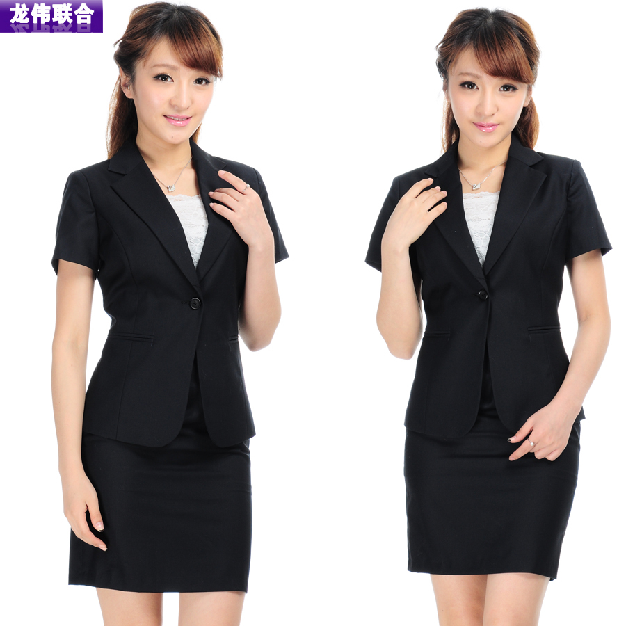 Professional set women's ol work wear uniform skirt professional skirt xf040