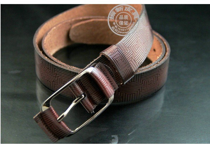Promotion!! 100% Real Leather Belt  pin buckle women's leather belts free shipping