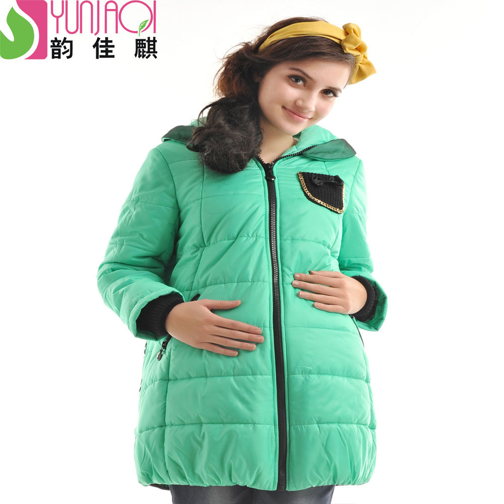 promotion! Autumn and winter maternity fashion with a hood wadded jacket outerwear 25412007 Free shipping