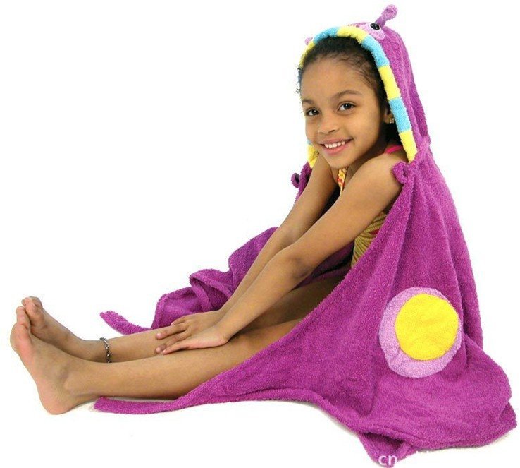 PROMOTION ! baby hooded bathrobe bath towel bath terry.bathing robe for children style 1027 B zyw