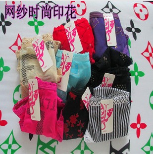 Promotion Fashion print women's trigonometric panties at a low price,Free shipping