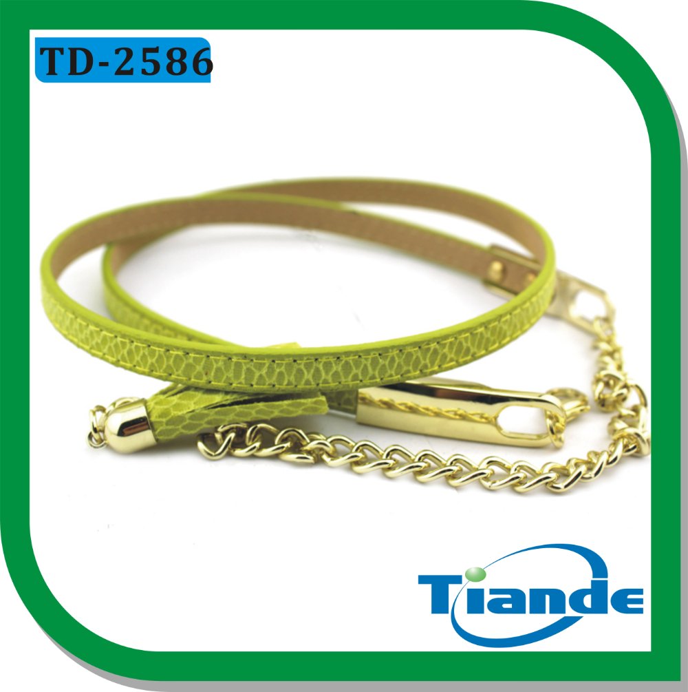 Promotion Fashion PU Leather Belts Snake Skin  Belts Embossed Women's Skinny Belts Alloy Chain Buckle wholesale