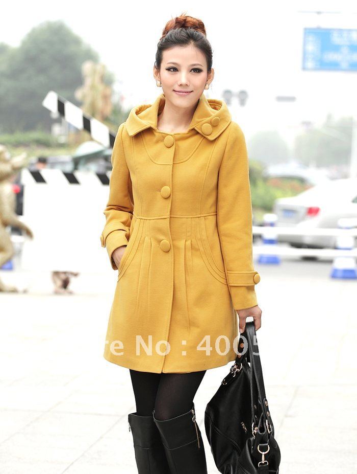 promotion Free shipping ladies thick coats winter womens long jacket S/M/L6049