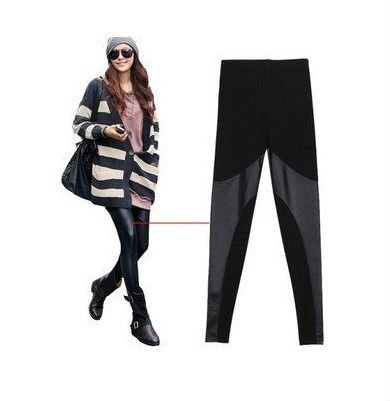 Promotion! Imitation Leather Leggings - Fashion Women Tight Trousers,freeshipping