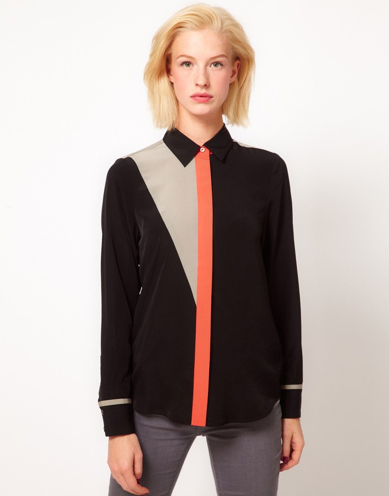 PROMOTION latest design, exclusive EUROPEAN style long sleeve chiffon ladies blouse shirt