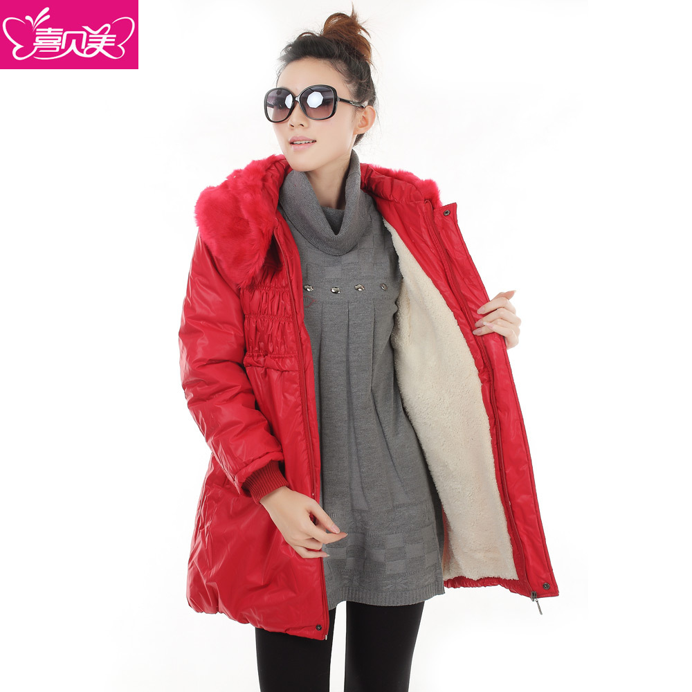 promotion! Maternity clothing 2012 maternity wadded jacket berber fleece cotton-padded jacket maternity top xs2216 Free shipping