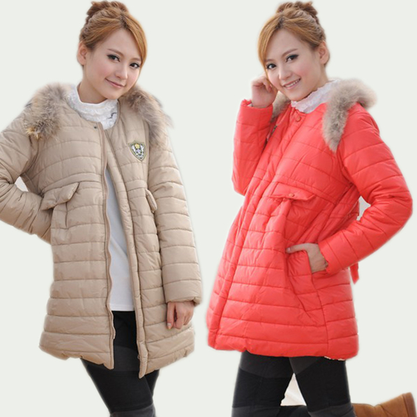 promotion! Maternity clothing winter maternity wadded jacket thickening outerwear maternity cotton-padded jacket Free shipping