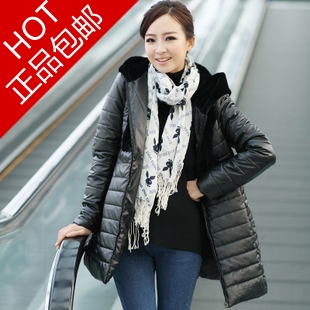 promotion! Maternity clothing winter outerwear leather plus size maternity wadded jacket thickening maternity top Free shipping