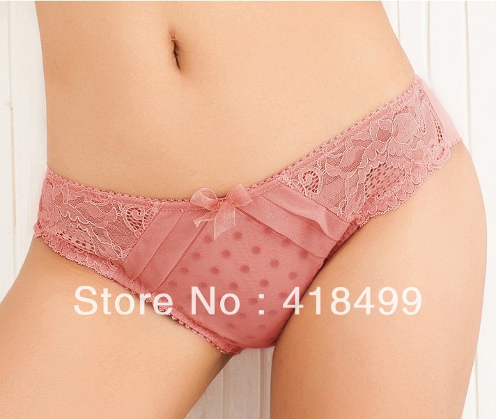 Promotion New Arrival Discount Plus Size Sexy Polyester Lady Women Lace Panties Briefs Underwear