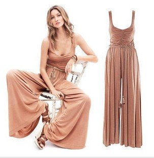 Promotion Newest women's elegent Jumpsuits sexy wide leg pants trousers  FREESHIPPING