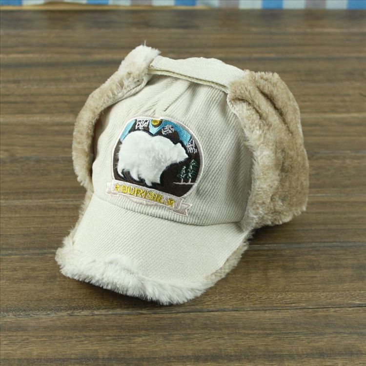 Promotion! Winter lei feng cap warm hat female hat winter polar bear -Free shipping by CPAM