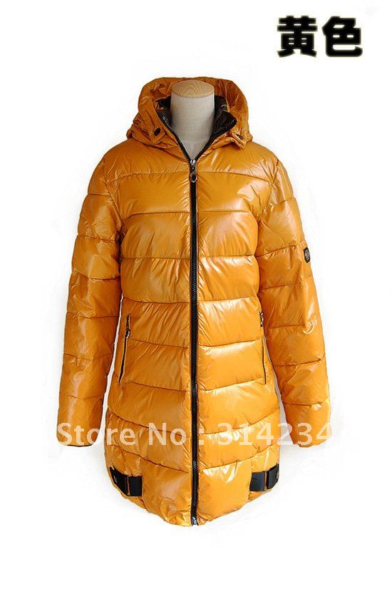 Promotion!Women cotton-padded winter jacket outerwear medium-long plus size shiny warm coat L to XXXL free shipping