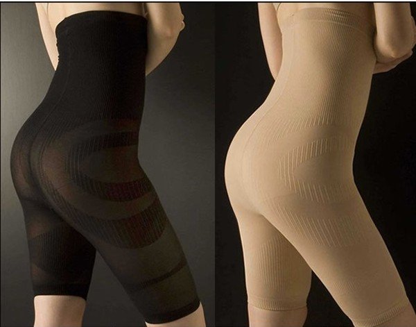 Promotional Germa Slim Body Slim N Lift Slimming Fifth Pants Body Building Pants Black Beige Thigh Slimmers 10pcs/lot