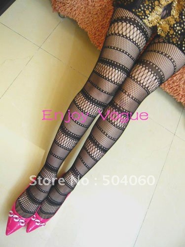 PROMOTIONAL PRODUCTS WOMEN'S SEXY BLACK JACQUARD FISHNET TIGHTS LEGGINGS PANTYHOSES + HOT SALE