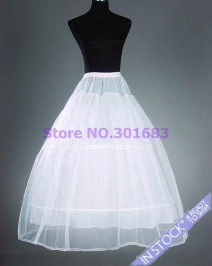 PT002 New 2 Hoops Fashion Bridal Wedding Dress&Wdding Gown Petticoat Shipping Free