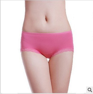 pt008  free size low mid waist bamboo cotton modal spandex briefs summer soft comfortable 10pcs lots sale wholesale women panty