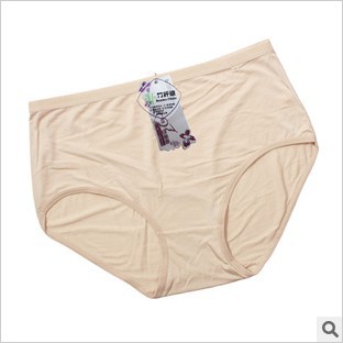 pt016 XXL plus size high waist bamboo fiber spandex solid color soft mix color lot sale briefs for mother women panties intimate