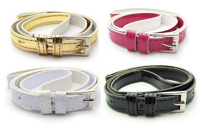 Pu  Leather Dress fashion Buckle Belt for women,thin ladies' belt,Free shipping,wholesale,hot F288