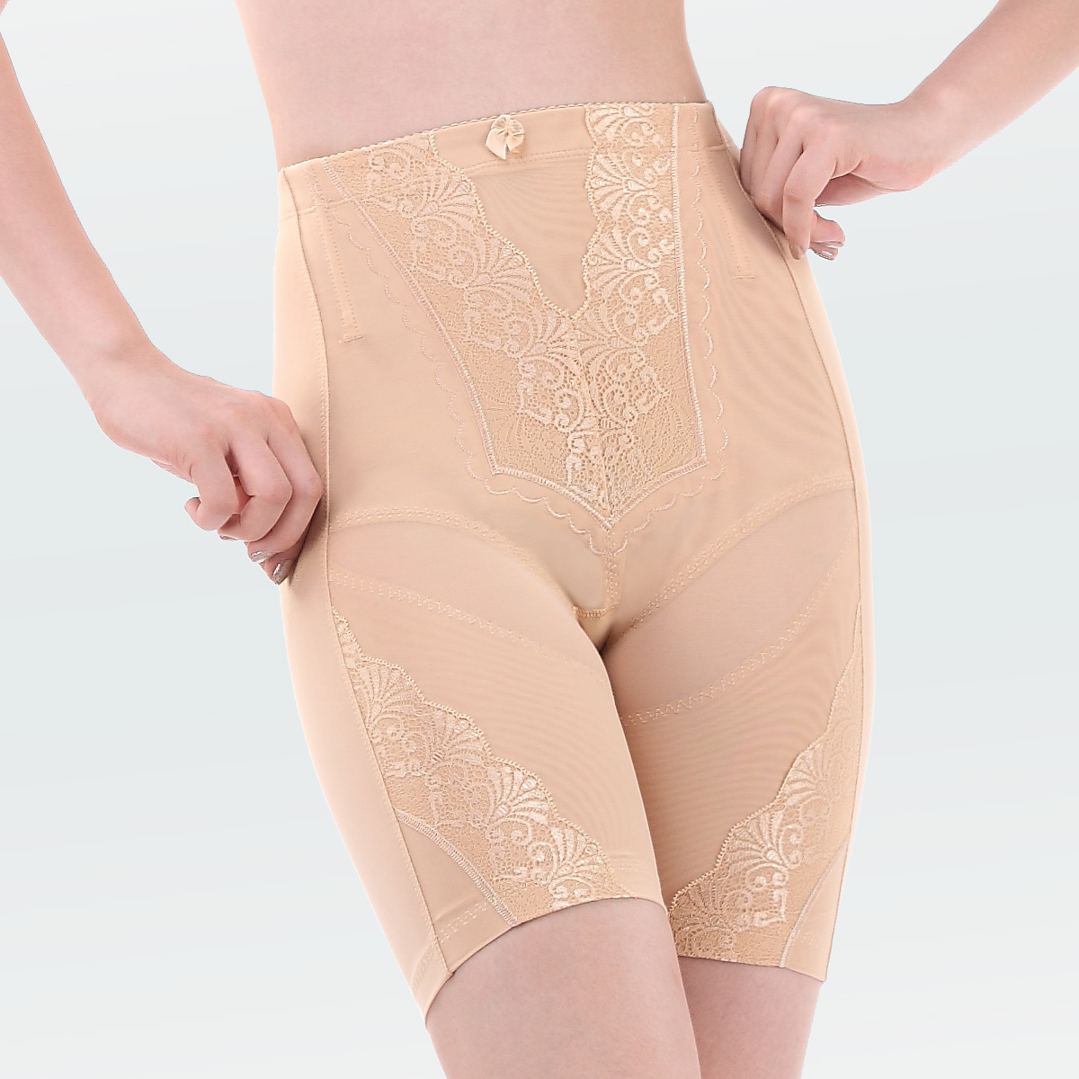 Puerperal high waist abdomen drawing butt-lifting bottom stovepipe panties female corset pants beauty care body shaping pants