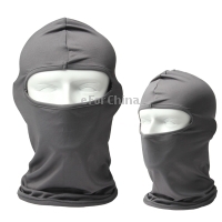 Pure Color Comfortable Outdoor One Hole Face Mask (Dark Grey) Free Shipping