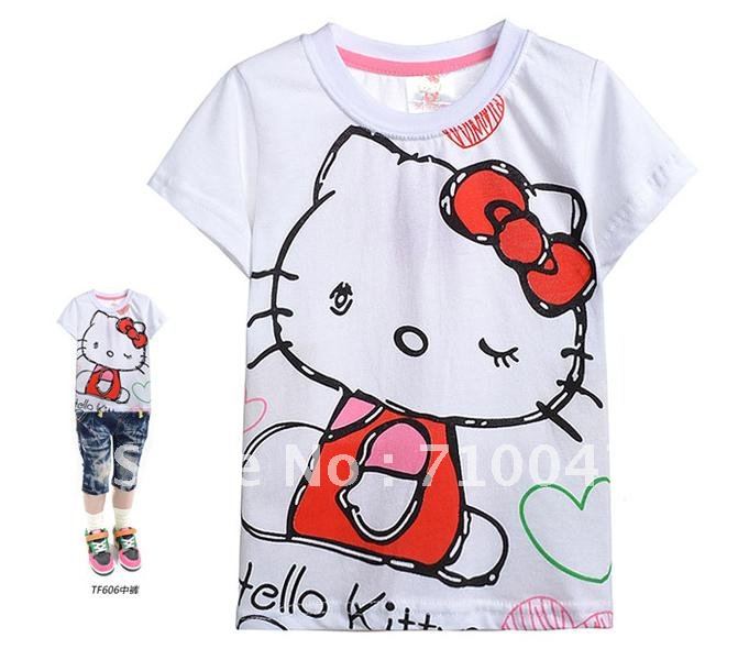 Pure cotton baby clothes, chidren's shirts, cute Tees for girls(086), high quality and inexpensive, wholesale, free shipping