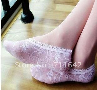 Pure cotton candy color female MoChuan socks invisible socks trample feet