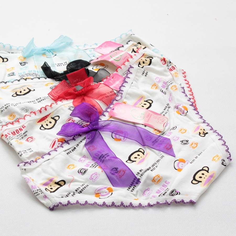 Pure cotton fabric women's panties comfortable soft elastic shorts legging girls panties