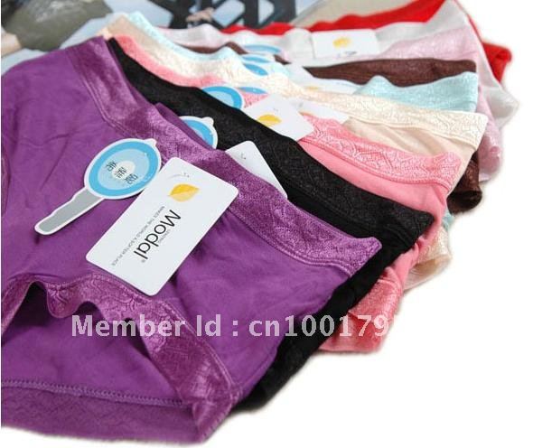 Pure cotton underwear woman pants mo dyer sexy underwear bud silk underwear flat carry buttock radiant $15 up shipment