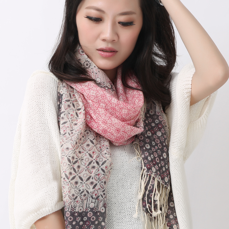 Pure wool scarf autumn and winter thermal cape women's scarf sun air conditioner Free shipping