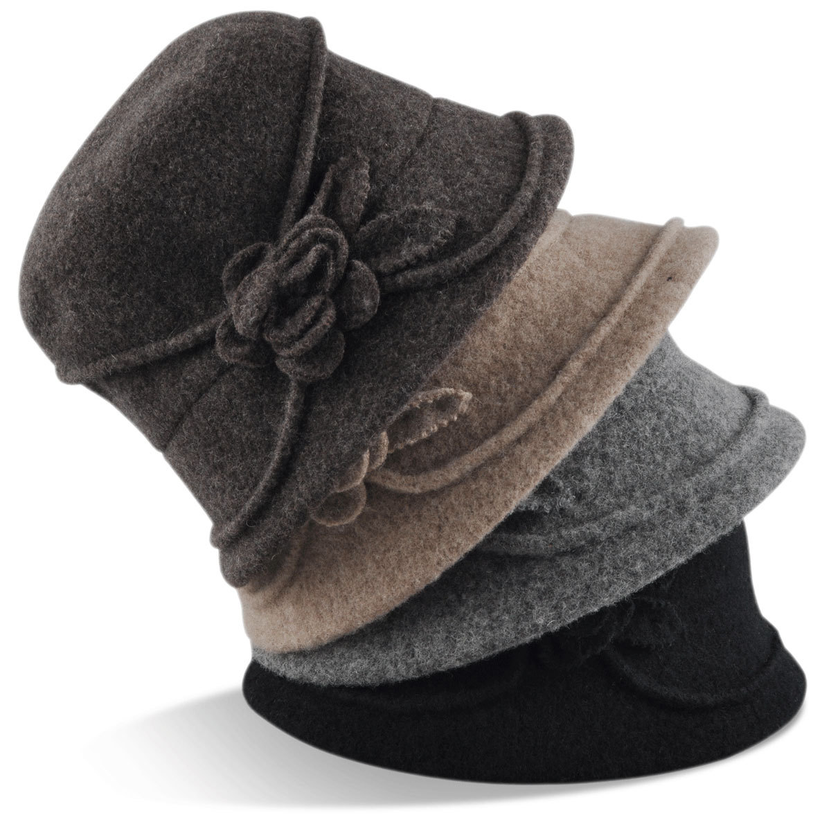 Pure woolen bucket hat winter bucket hats thickening thermal the elderly hat winter Women winter hat women's p022