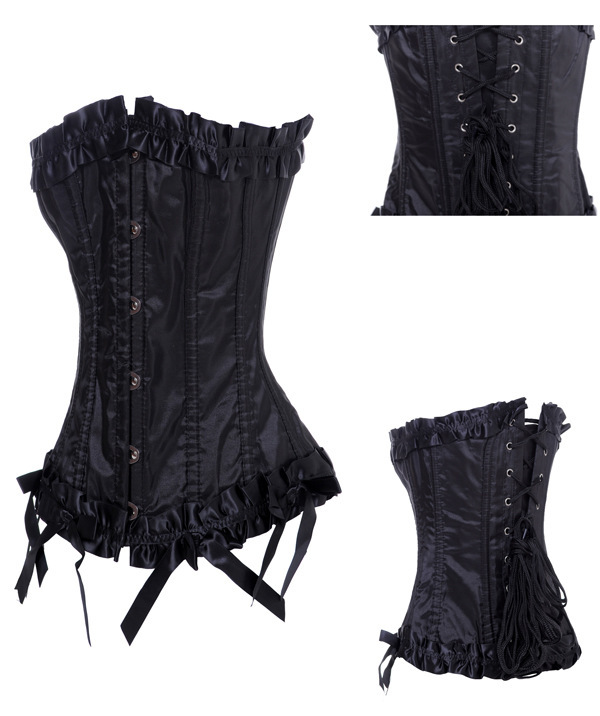 purple and black Corset lingerie Creamy Lvory Renaissance Corset Wholesale Overbust Steel bone corset club suit