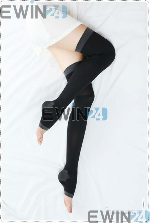 Purple/Black New Women's Slim Socks Shaper Sleeping Stocking  Tight Leg  Nice 200pairs/lots Free shipping