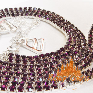 Purple double diamond shoulder strap double-shoulder underwear shoulder strap rhinestone underwear belt pectoral girdle