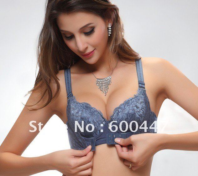 push up bra sexy lift breast with lace cup front closure 8966 --21pcs/lot