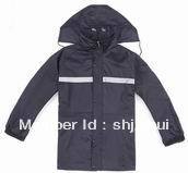 PVC MILITARY AND POLICE RAIN COAT WITH DOUBLE LAYERS