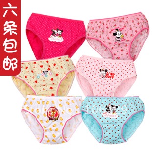 Quality 100% cotton printed baby girl's underwear,gilrs panies