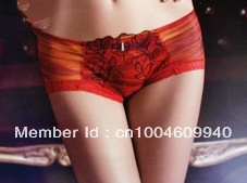 Quality briefs cutout translucent  panties women's sexy underwear