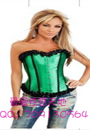 Quality corset tight vest royal shapewear sexy shaper corset green 2035